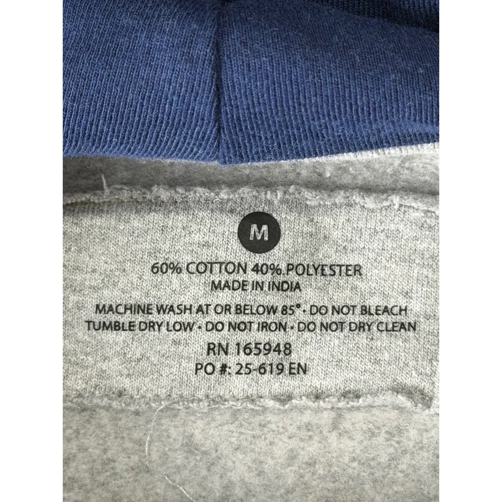 Gettysburg National Military Park Hoodie Gray Graphic Sweatshirt Mens Medium